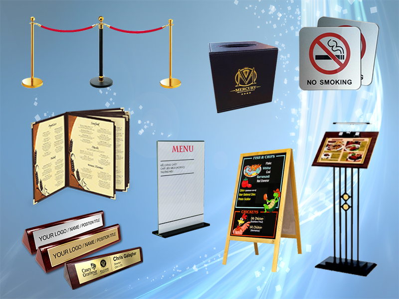 HOTEL AND RESTAURANT ITEMS